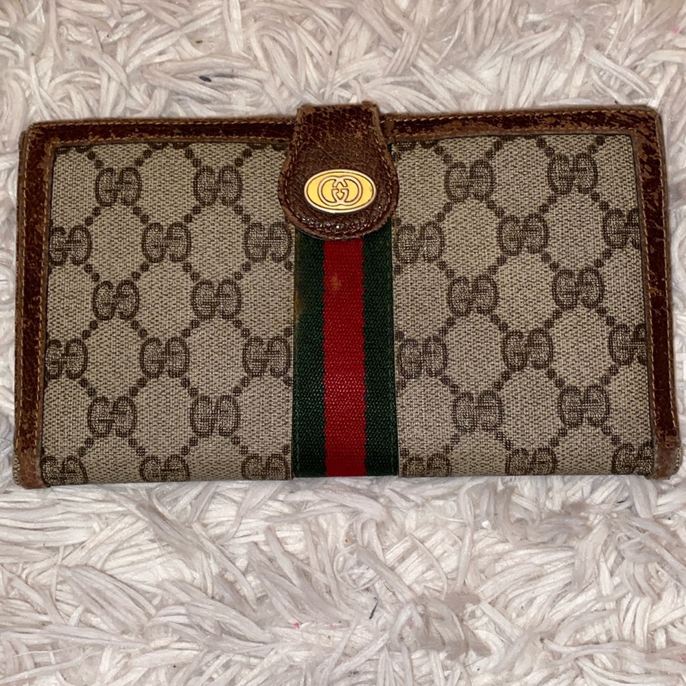 Gucci GG Monogram Long Wallet On Chain